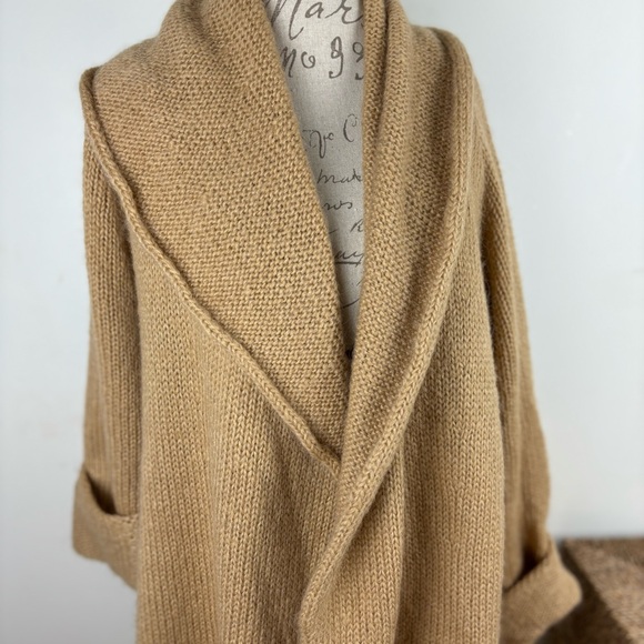 Soft Surroundings Telluride duster topper/camel cardigan sweater-Woman’s PL - Picture 2 of 14